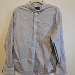 Un-Tuckit Men's Blue Checkered Shirt